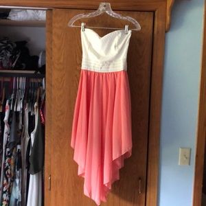 Strapless dress
